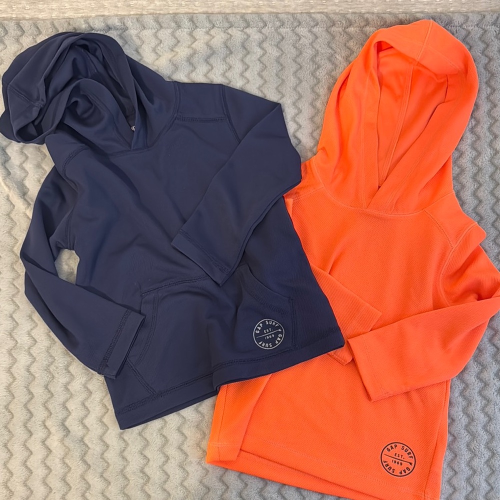 Kids' Navy and Orange Hoodies